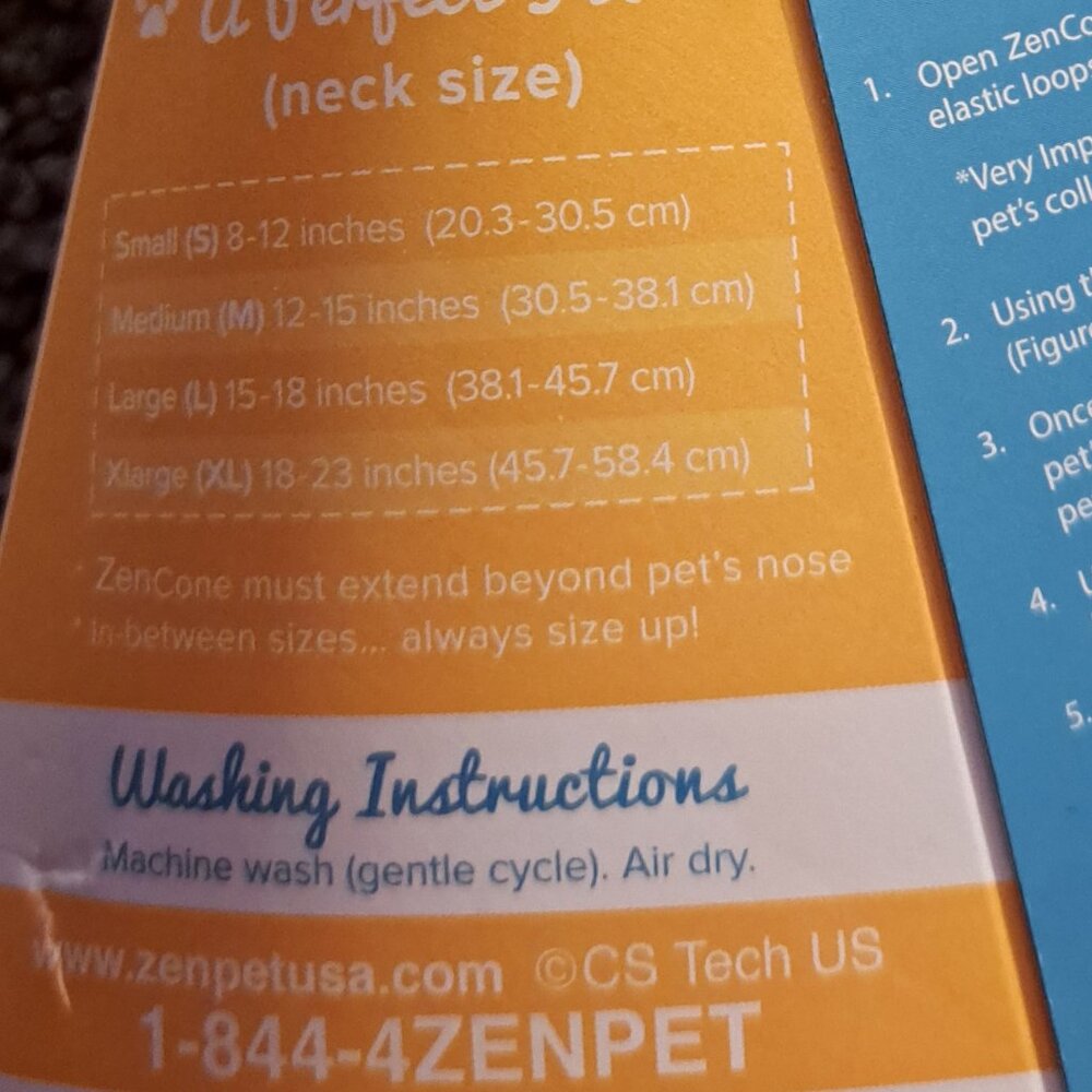 NWT ZenPet - ZenCone Soft Recovery Collar, Size Small - Picture 6 of 8